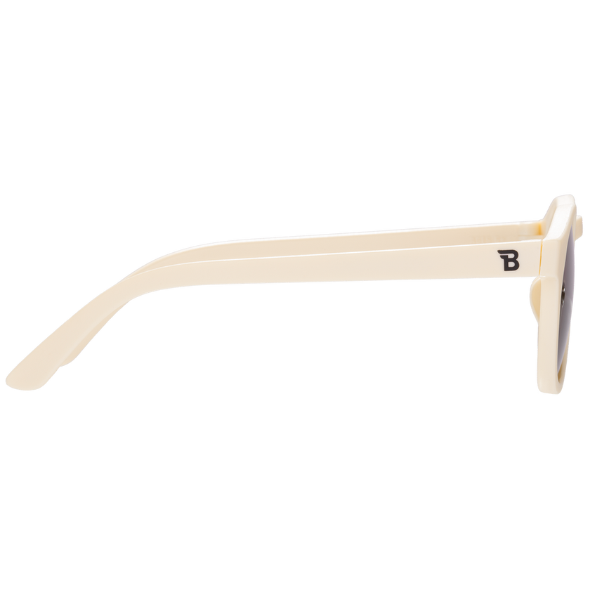 Baby &  Kids Sweet Cream Keyhole Sunglasses with Amber Lens