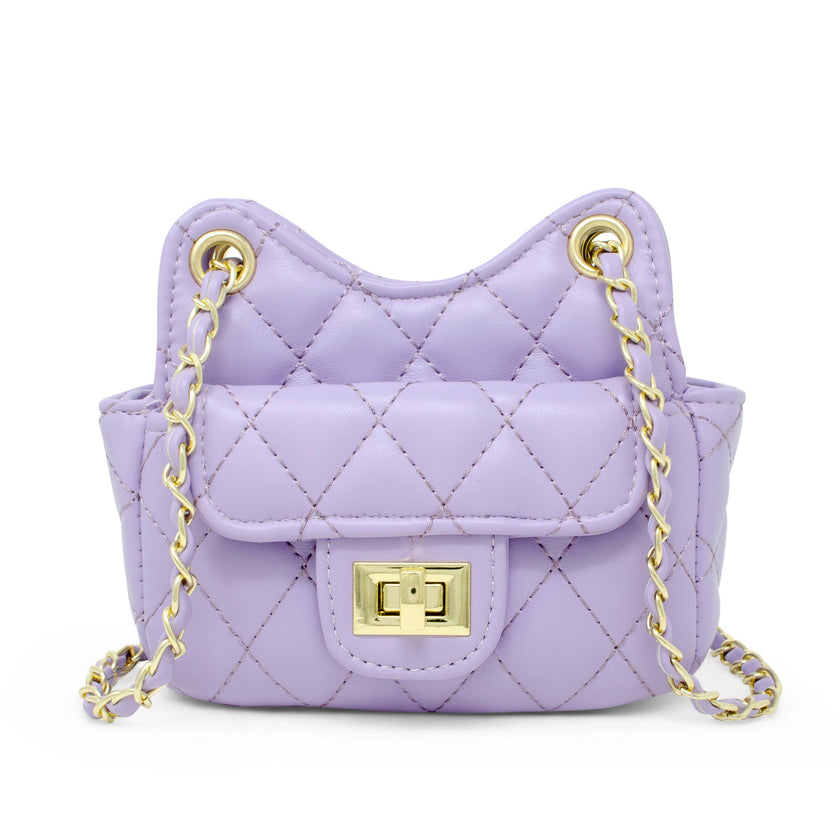 Girls Tiny Quilted Treasure Purse