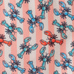 Boys Short Sleeve Rashguard Set | Orange Lobster