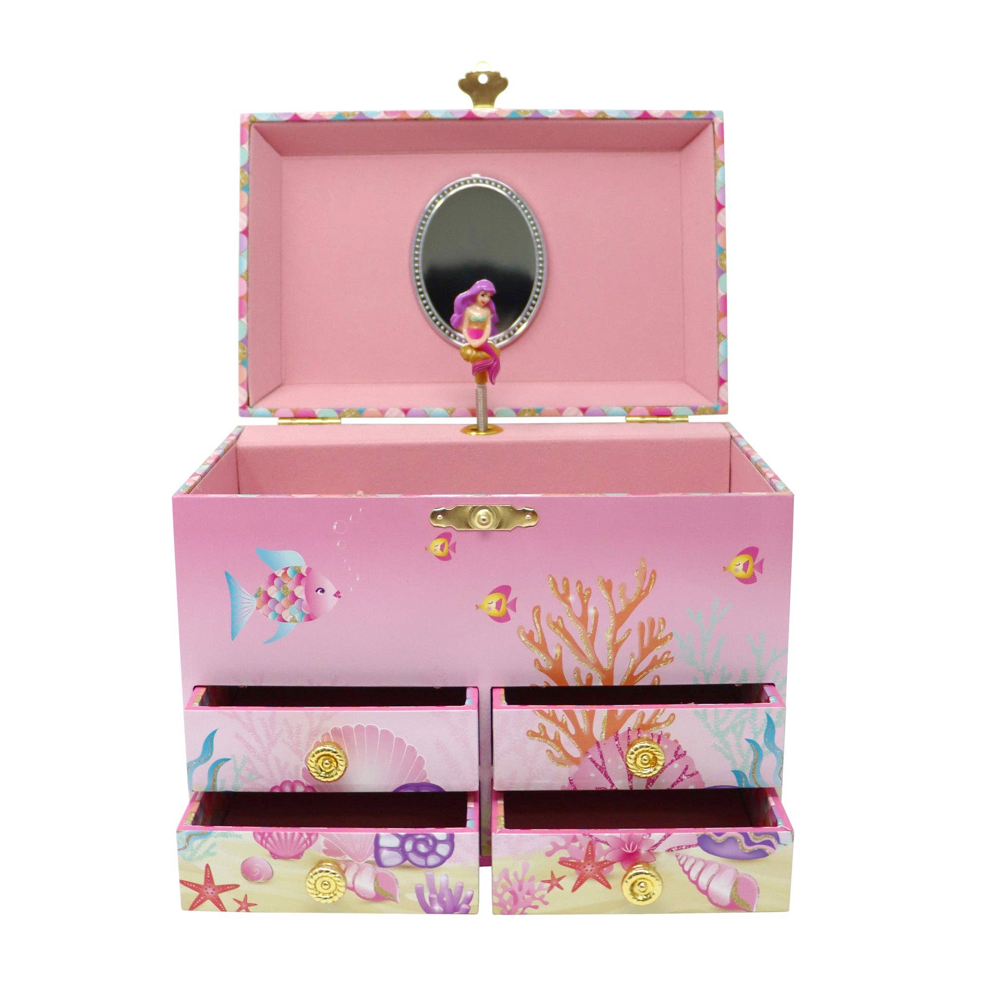 Enchanted Medium Mermaid Musical Jewelery Box