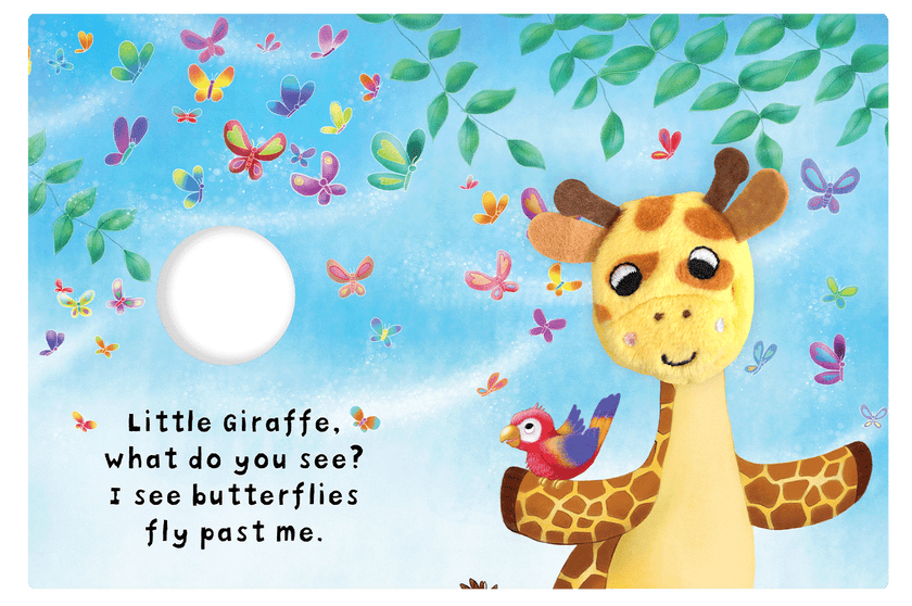 Little Giraffe Finger Puppet Book