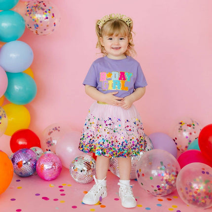 Gold Birthday Girl Headband - Kids Birthday Headband
