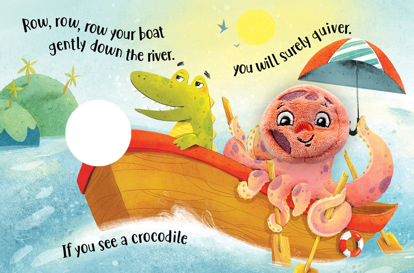Row, Row, Row Your Boat - Finger Puppet Book
