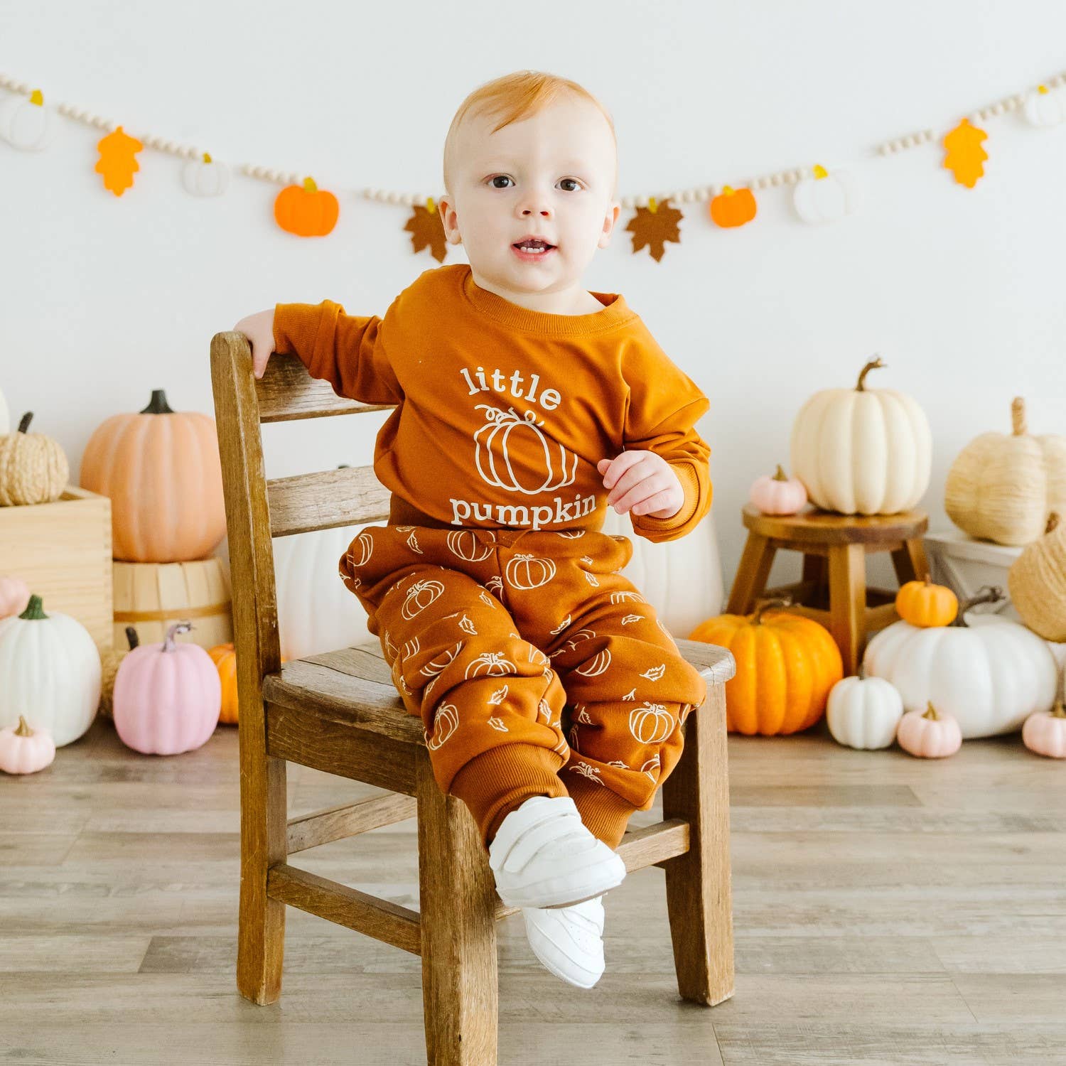 Little Pumpkin Long Sleeve Romper - Baby Clothes - Fall