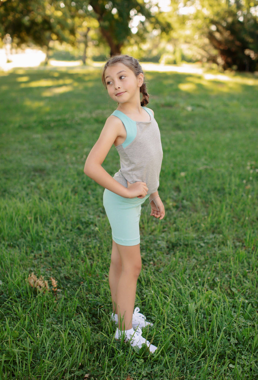 Yoga Shorts-Turqoise