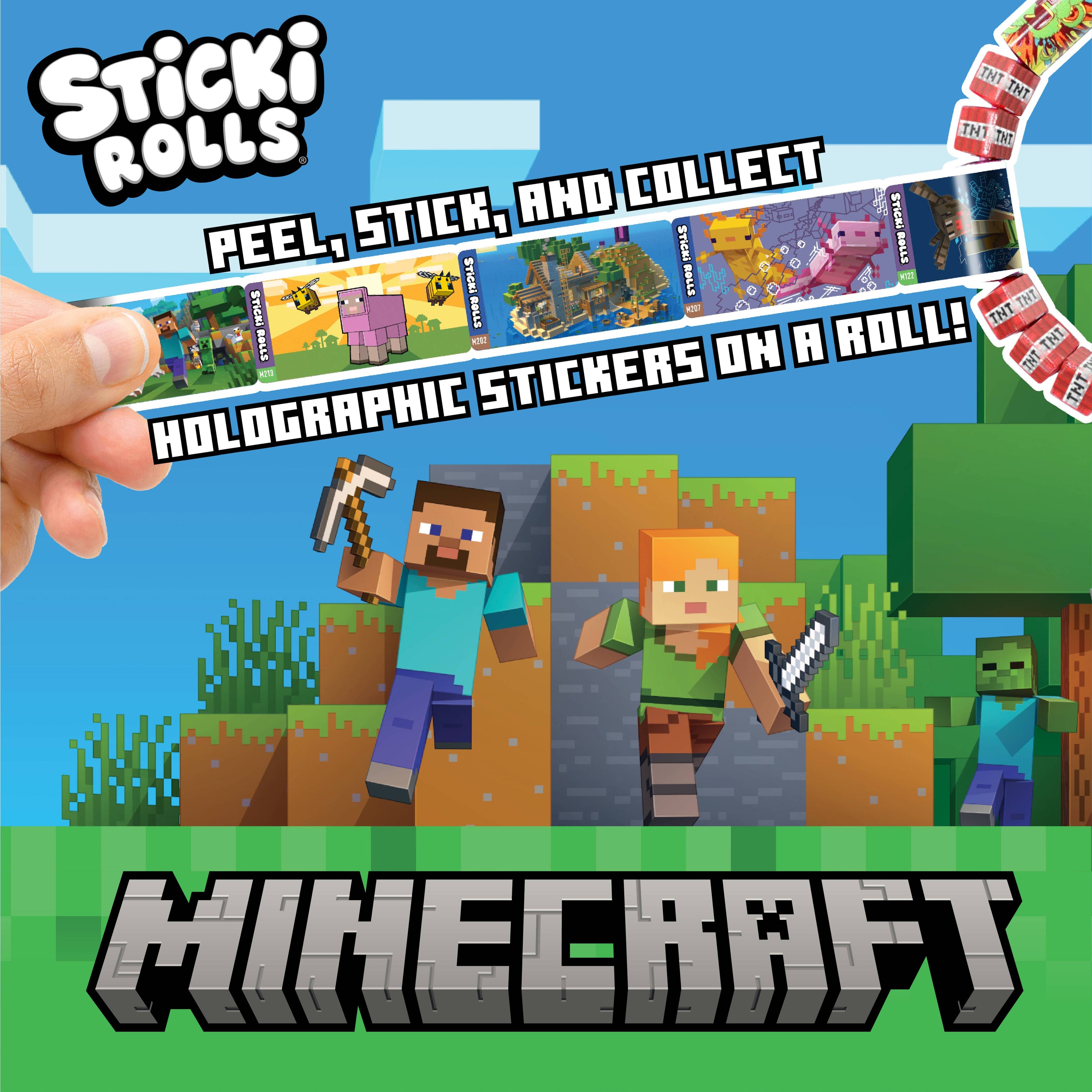 Sticki Rolls Minecraft Collector's Book
