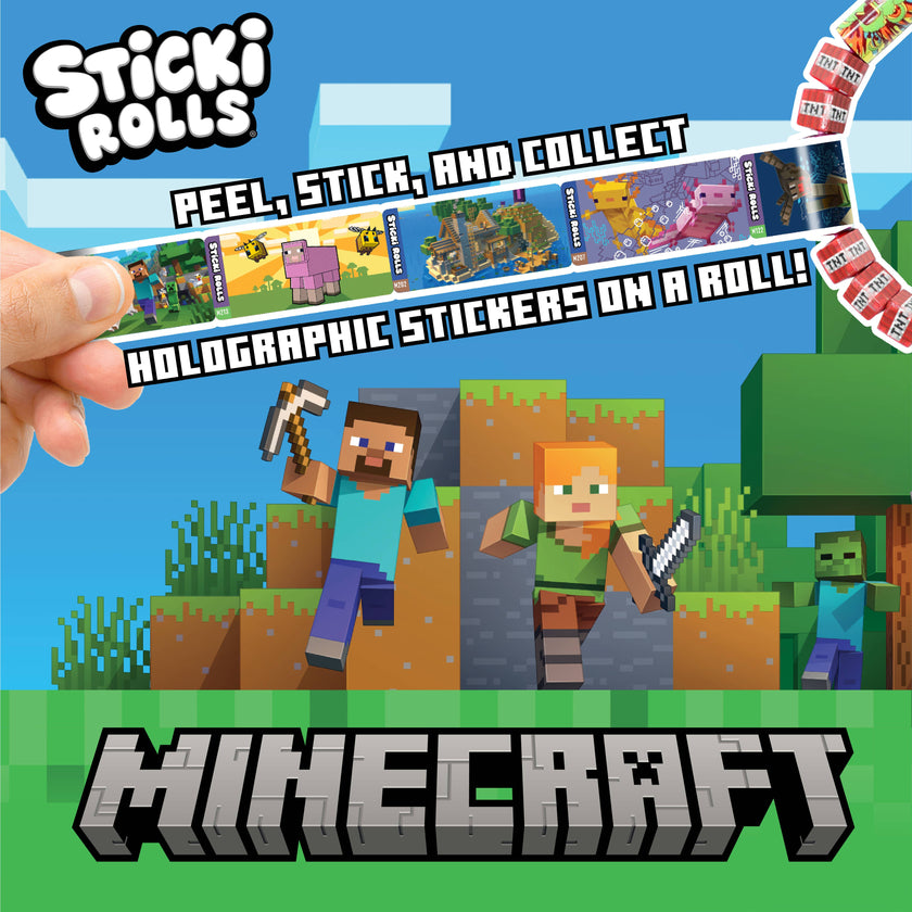 Sticki Rolls Minecraft Collector's Book