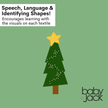 Crinkle Tag Sensory Toy-Christmas Holiday