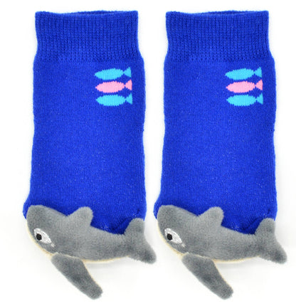 Blue Shark Rattle Socks