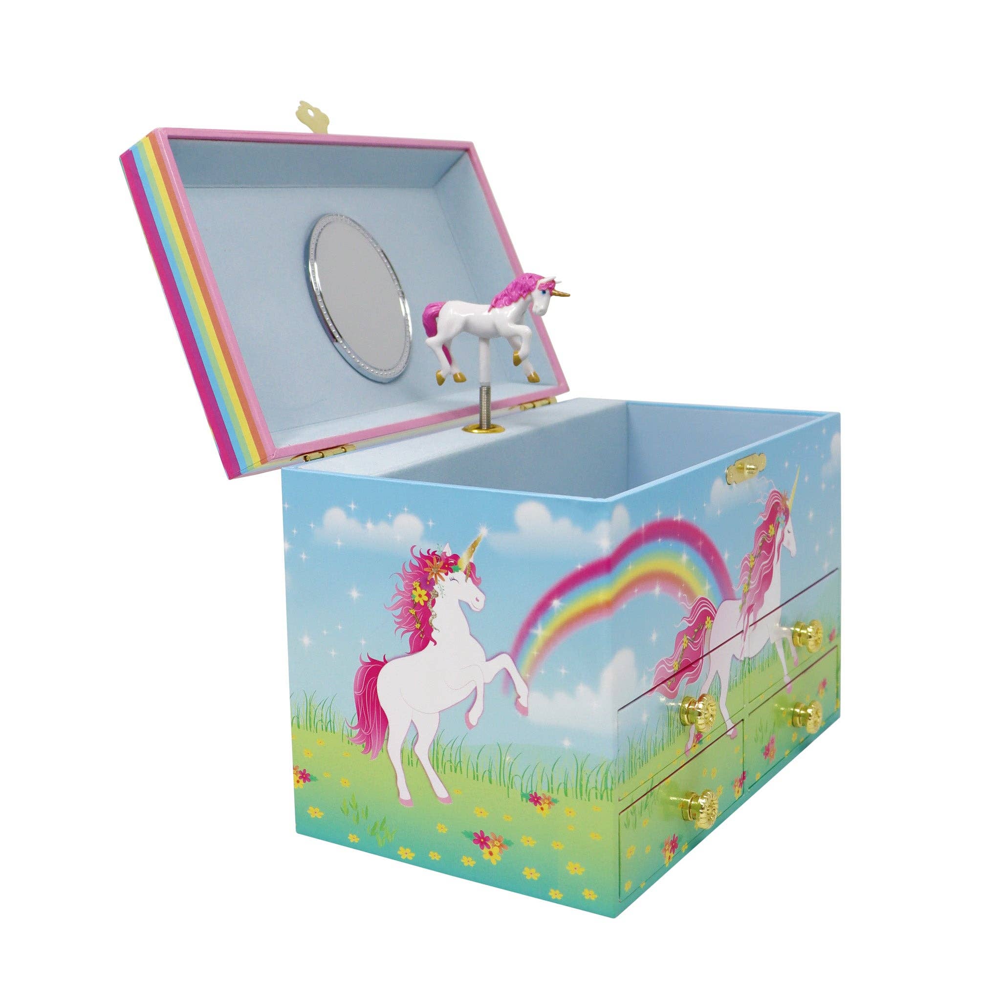Stardust Unicorn Medium Musical Jewelery Box