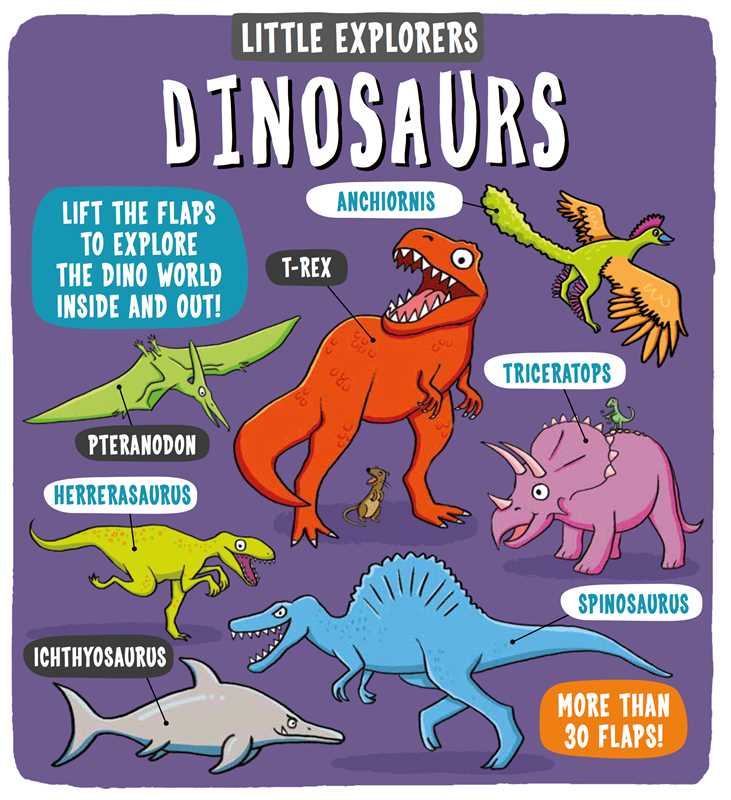 Little Explorers: Dinosaurs Book