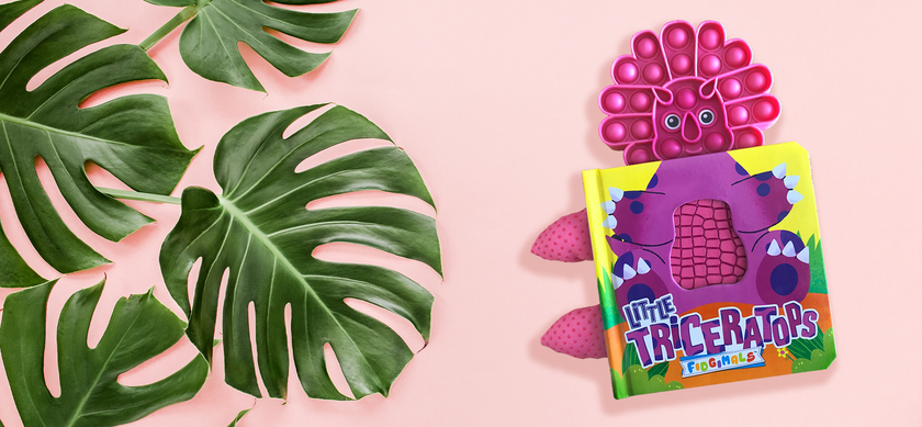 Little Triceratops - Your Sensory Fidget Friend Board Book