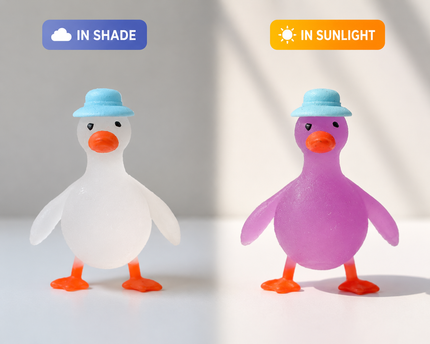 Color Changing Duck Squishy Toy