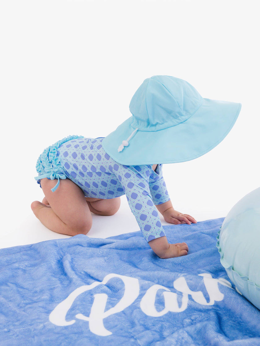 Kids Blue Breeze Sun Protective Hat