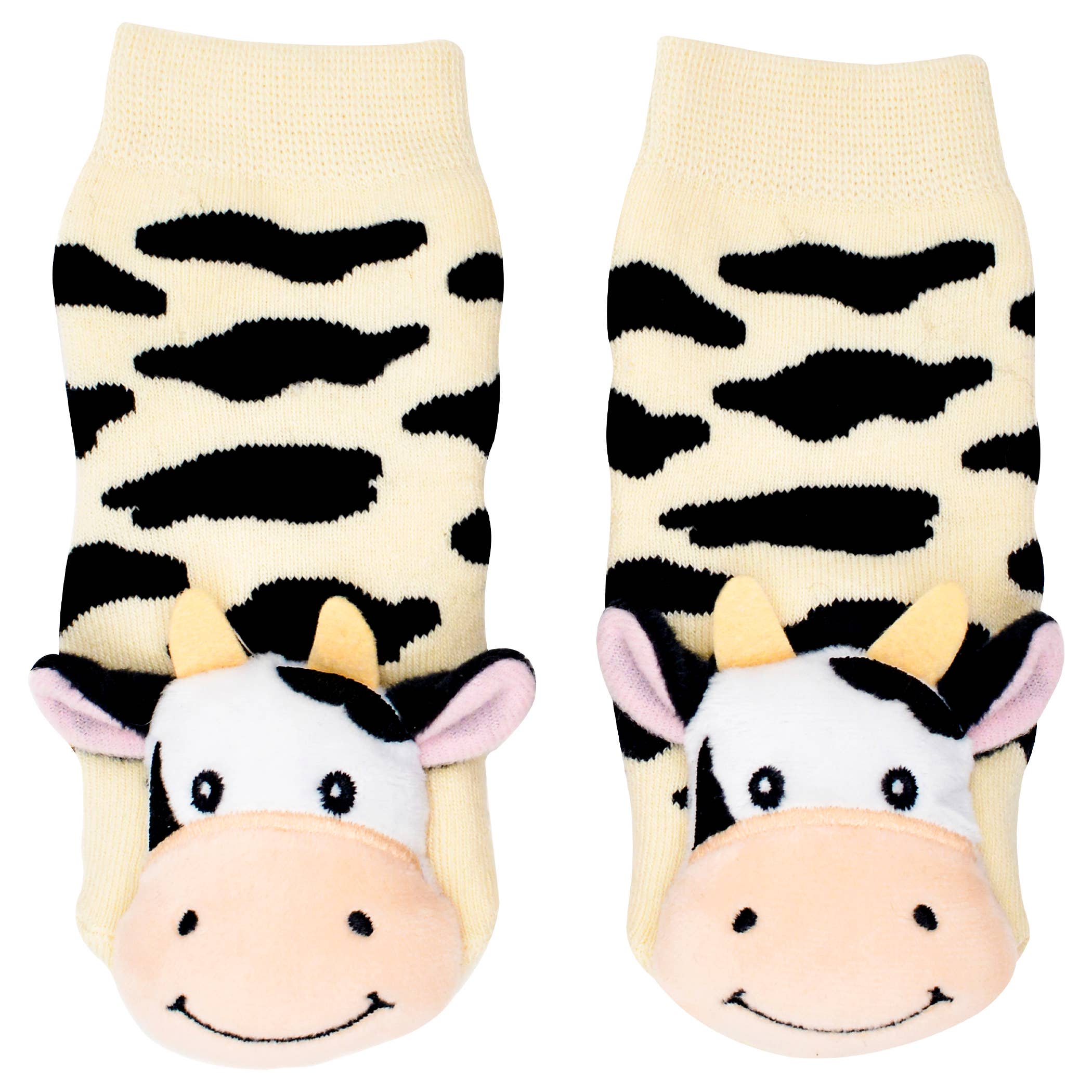 Bella The Cow Boogie Toes - Baby Rattle Socks