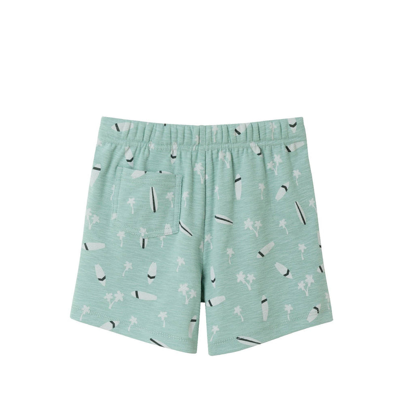 Light Green Henley Set | Washed Surfboard