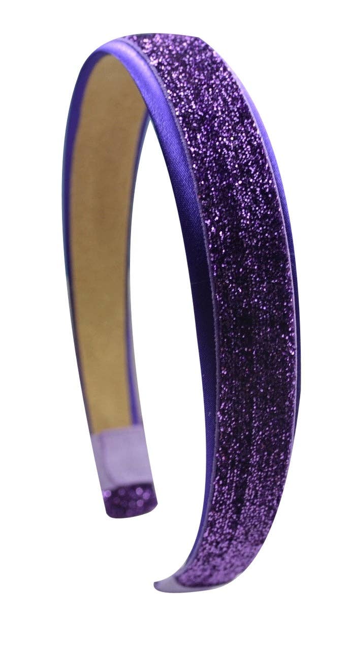 Satin Glitter Sparkle Arch Girls Headband - Assorted