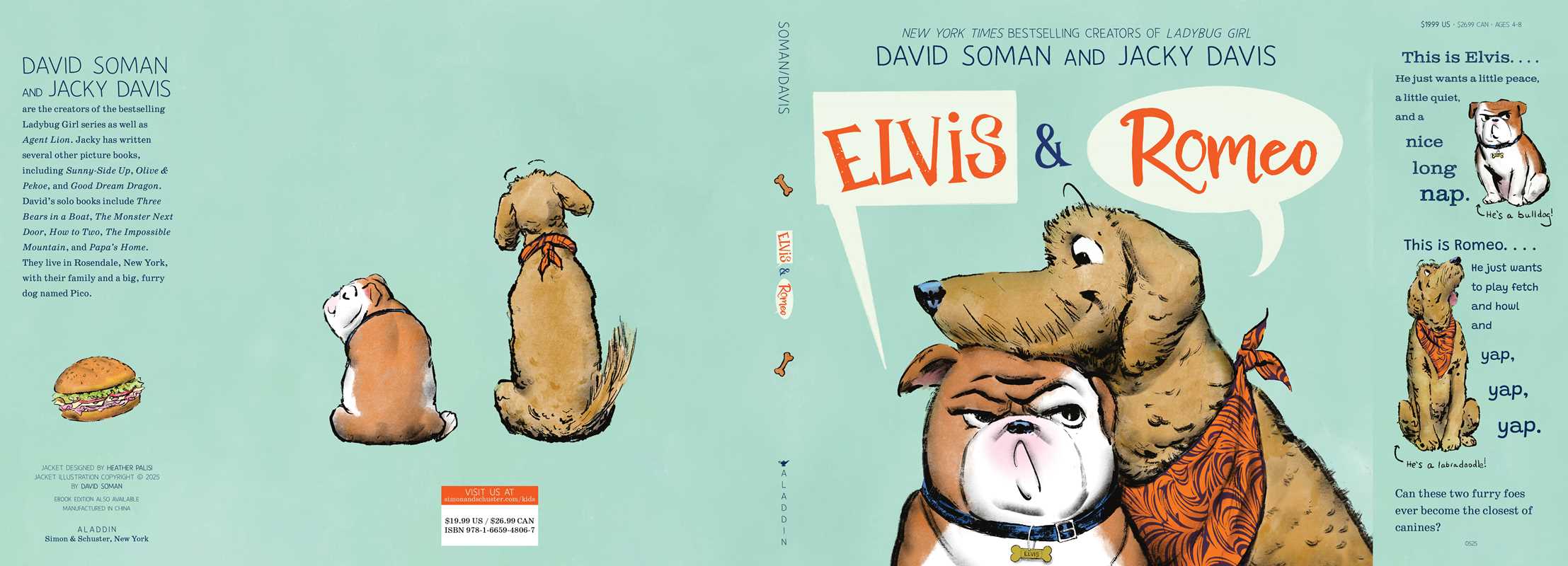 Elvis & Romeo Hardcover Book