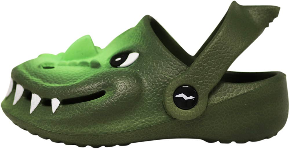 Green Alligator Clog