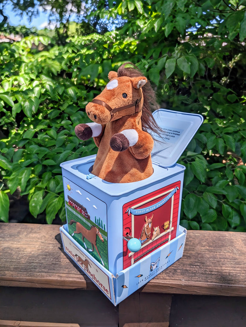 Rosie the Racehorse Jack in the Box Toy