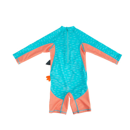 Baby Rashguard One Piece Swimsuit - Parker Penguin