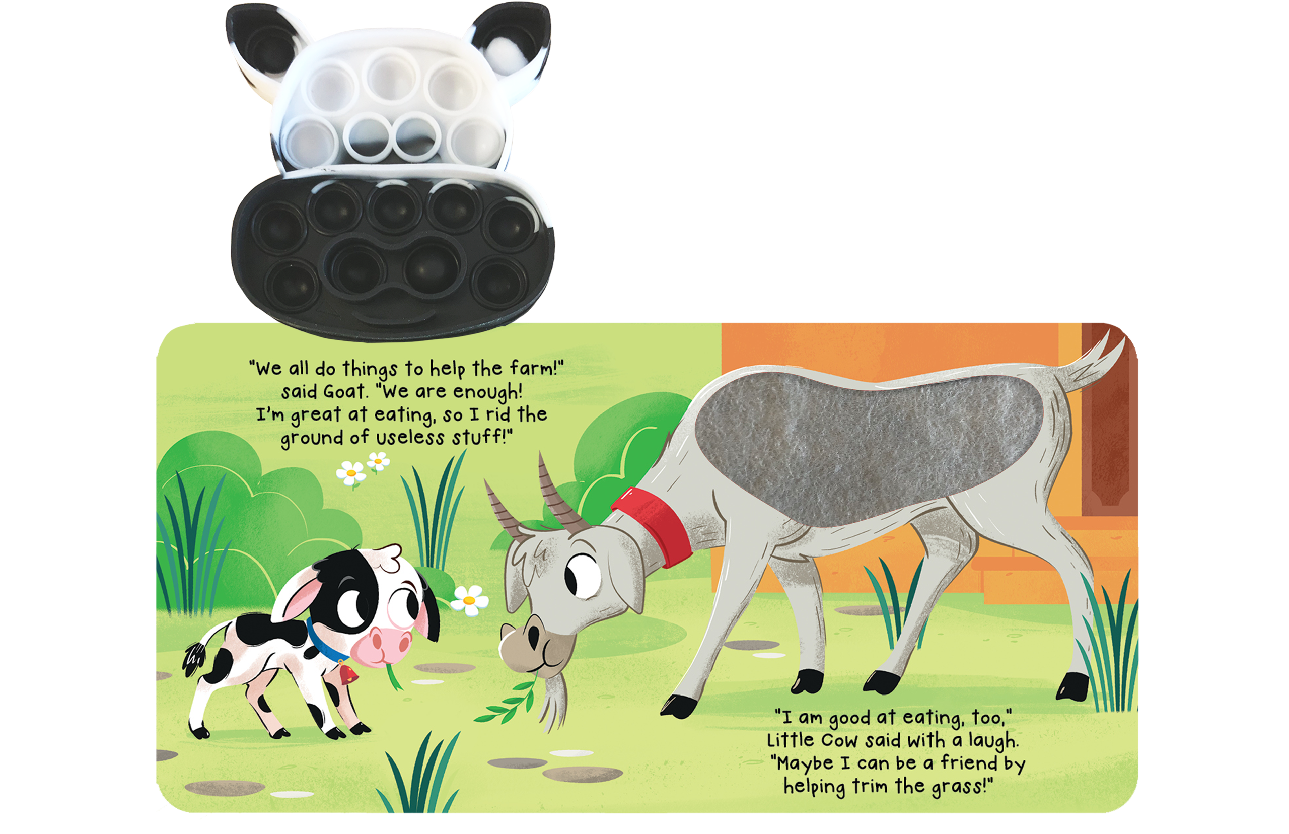 Little Cow - Your Sensory Fidget Friend Board Book