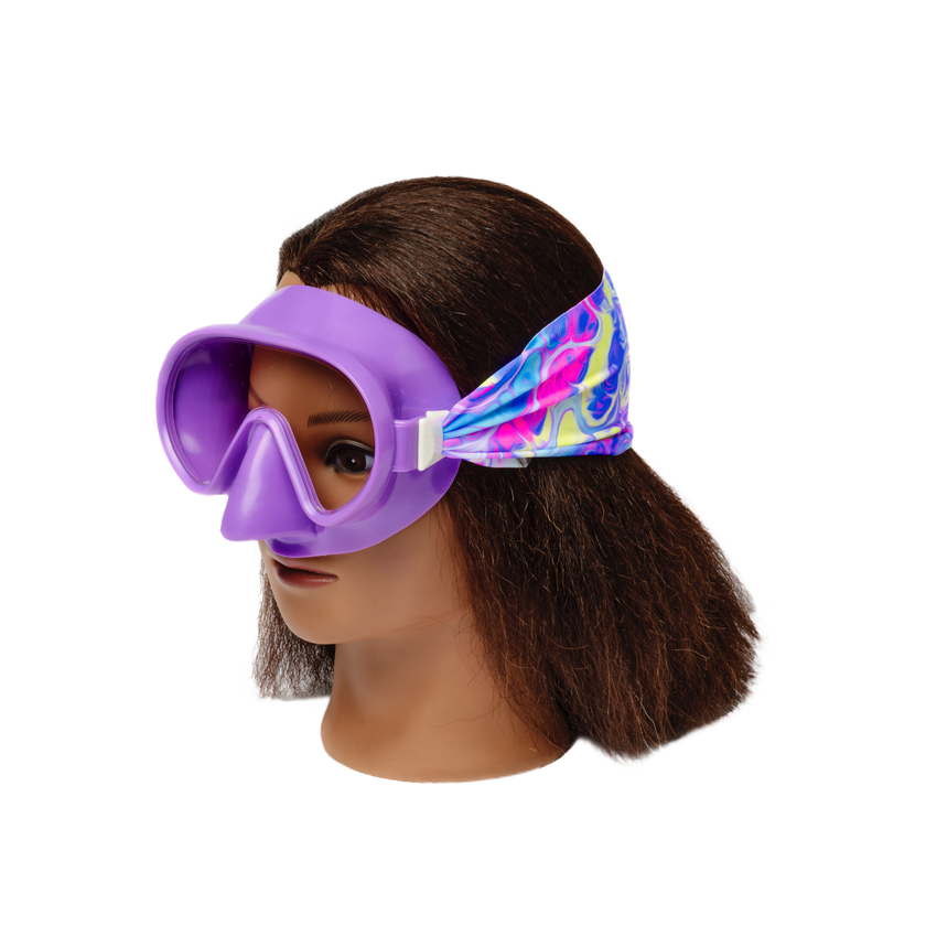 Mask- Pastel Swirl Swim Mask