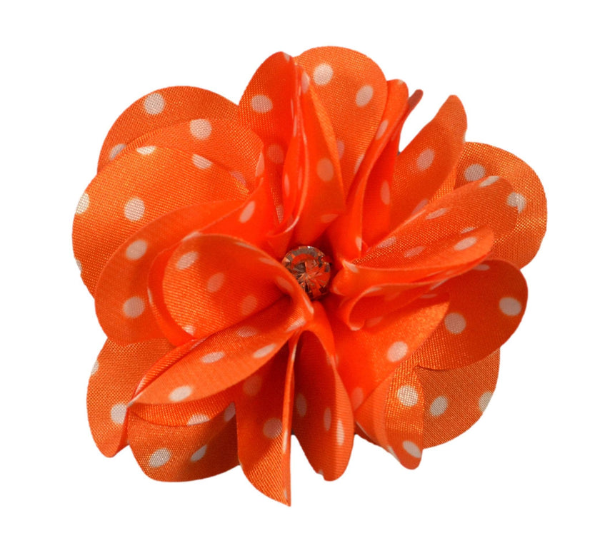 Ruby Satin Flower Hair Clip- Assorted