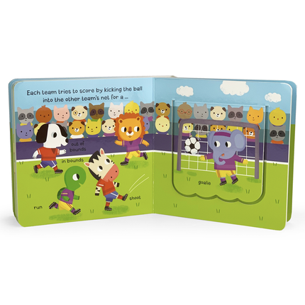Let's Play Soccer Lift-a-Flap Sports Board Book