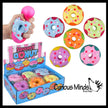 Donut Doughnut Soft Doh Filled Stretch Ball Toy