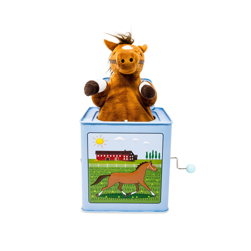 Rosie the Racehorse Jack in the Box Toy