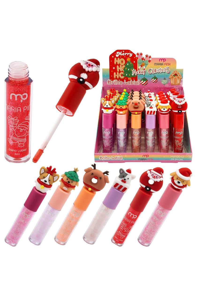 3D Cute Christmas Characters Tint Shimmer Lip Gloss