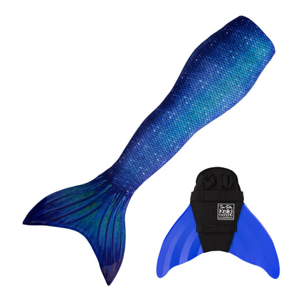 Ocean Deep Mermaid Tail + Monofin Set for kids, girls, teens, and women (pool toy)