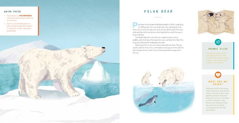 Hear Them Roar: 14 Endangered Animals - Kids' Hardcover Book
