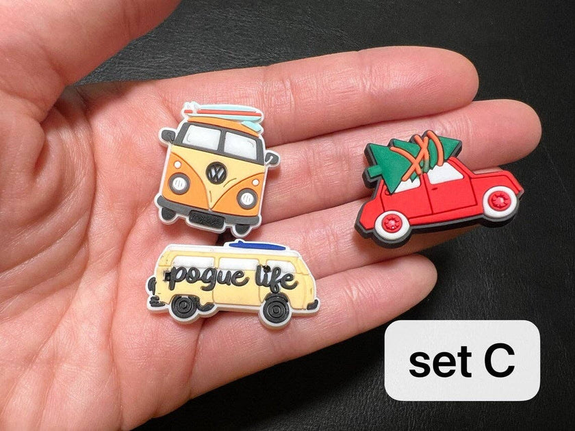 Pick your own Cars race cars shoe charms