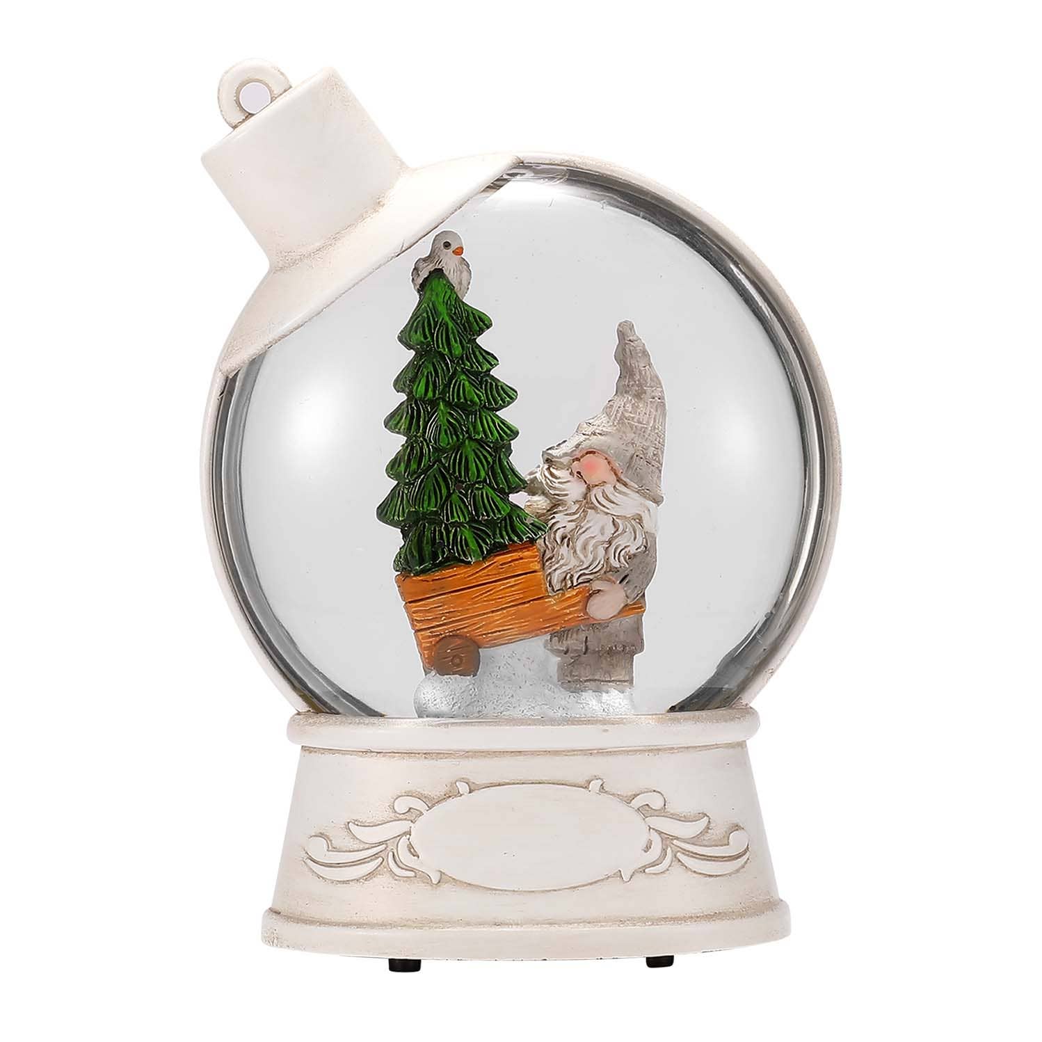 Gnome Snow Globe Personalized Ornament