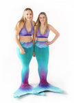 Mermaid Magic Mermaid Tail + Monofin Set for kids, girls, teens, and women (pool toy)