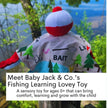 Crinkle Tag Sensory Toy-Fishing Bobber