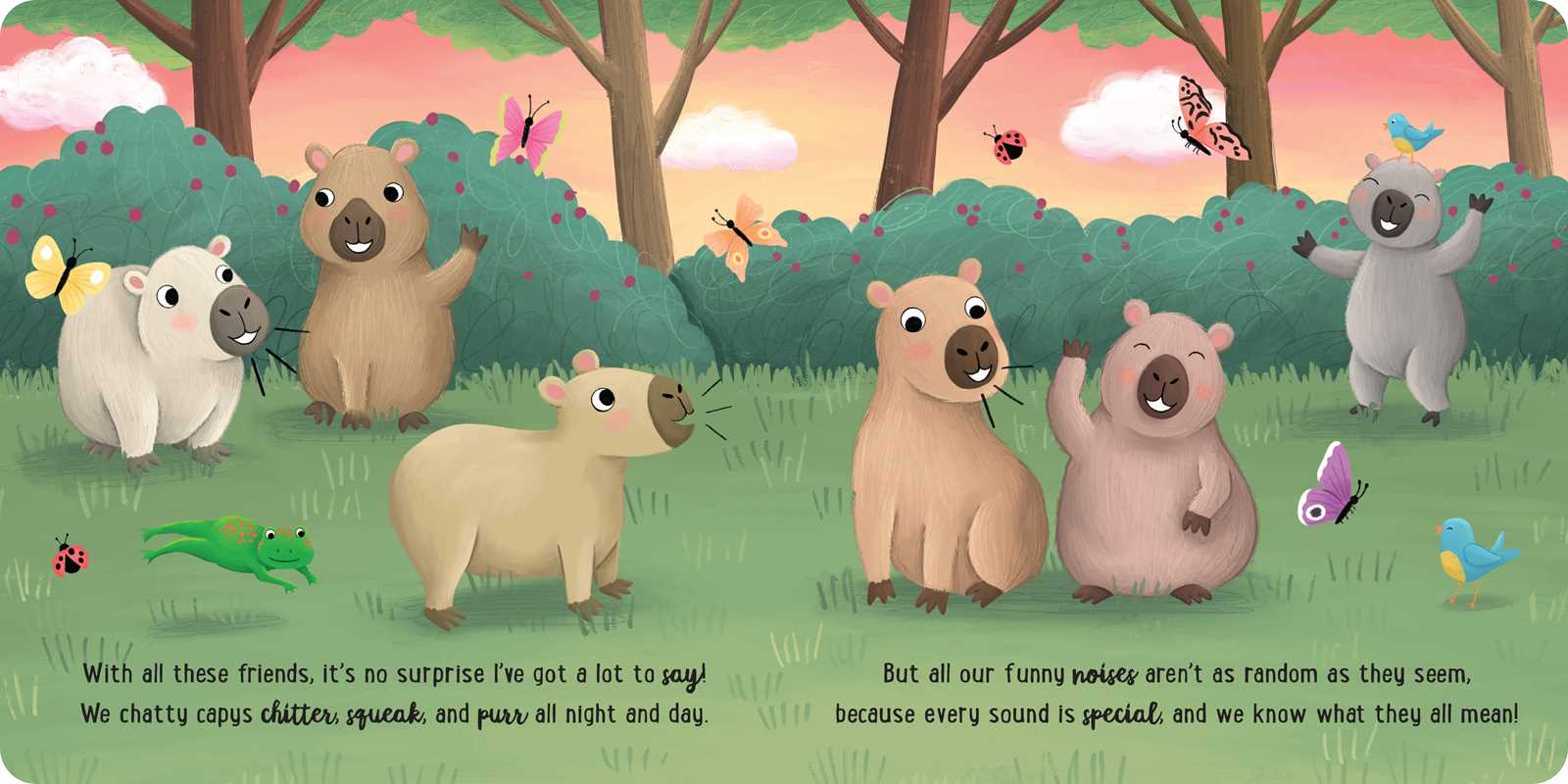 I Love Being a Capybara: Padded Board Book