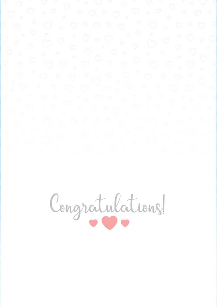 Baby Note Cards - Hello Baby - Embossed