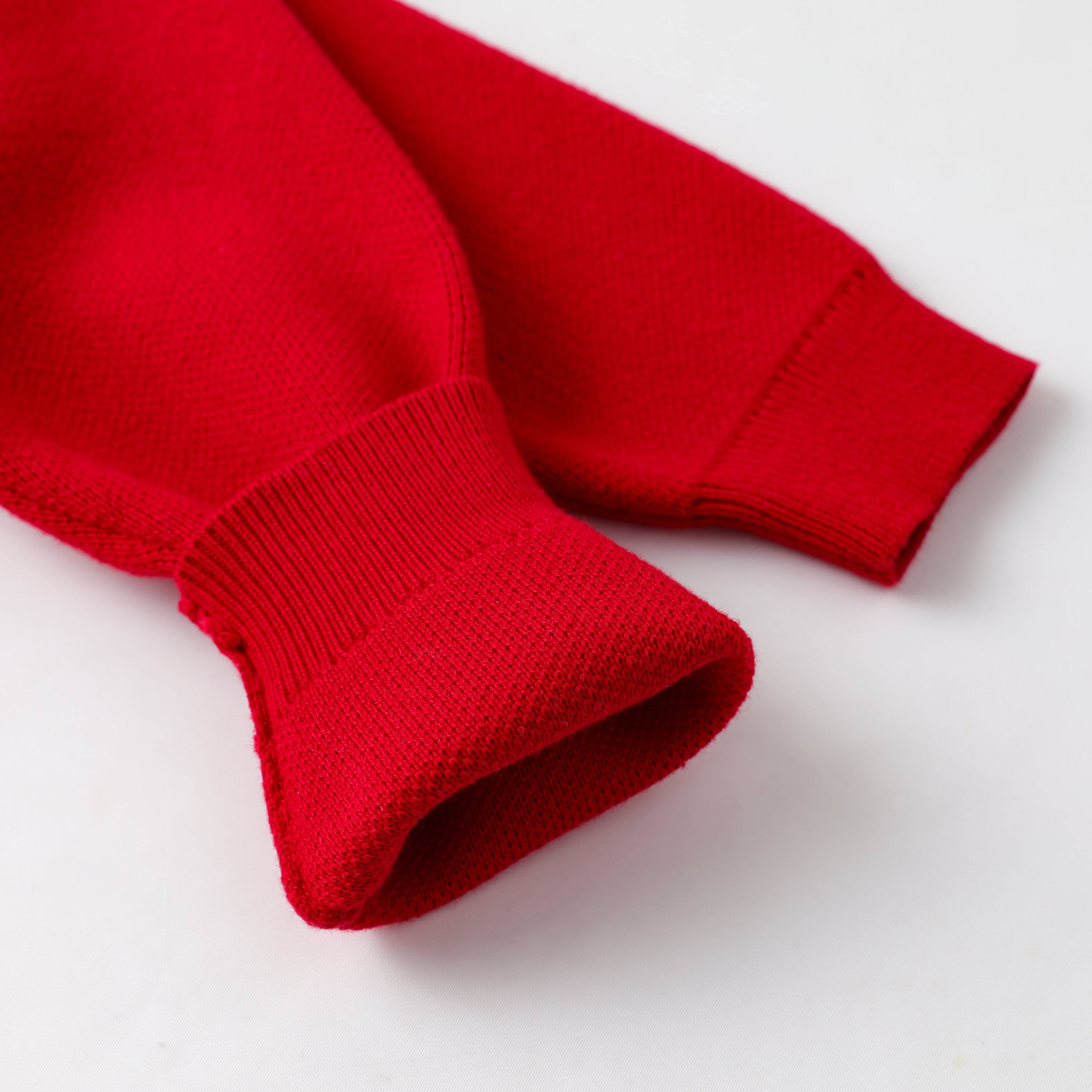 Red Sparkle Bow Christmas Sweater