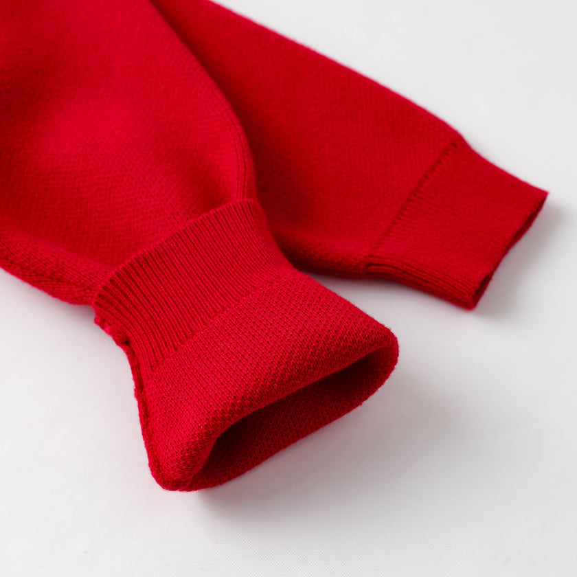 Red Sparkle Bow Christmas Sweater