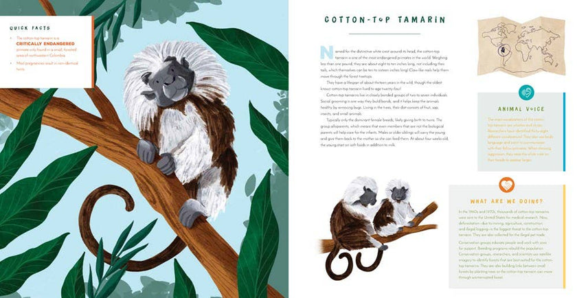 Hear Them Roar: 14 Endangered Animals - Kids' Hardcover Book