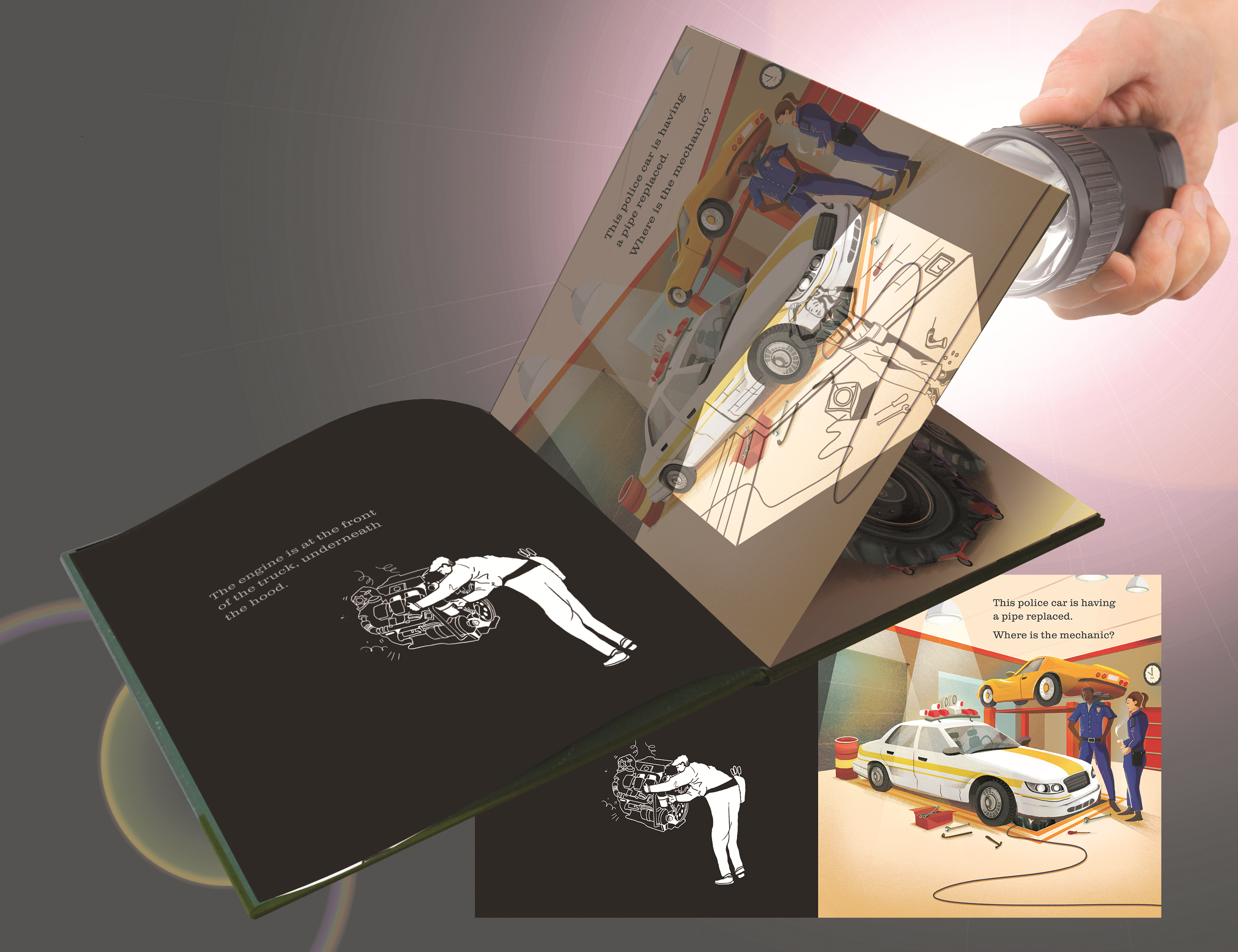 Shine-A-Light: At the Garage Hardcover Book