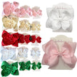 Scallop Edge Hair Bows