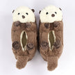 Otter One | Kid's Funny Fluffy Non-Slip Slippers