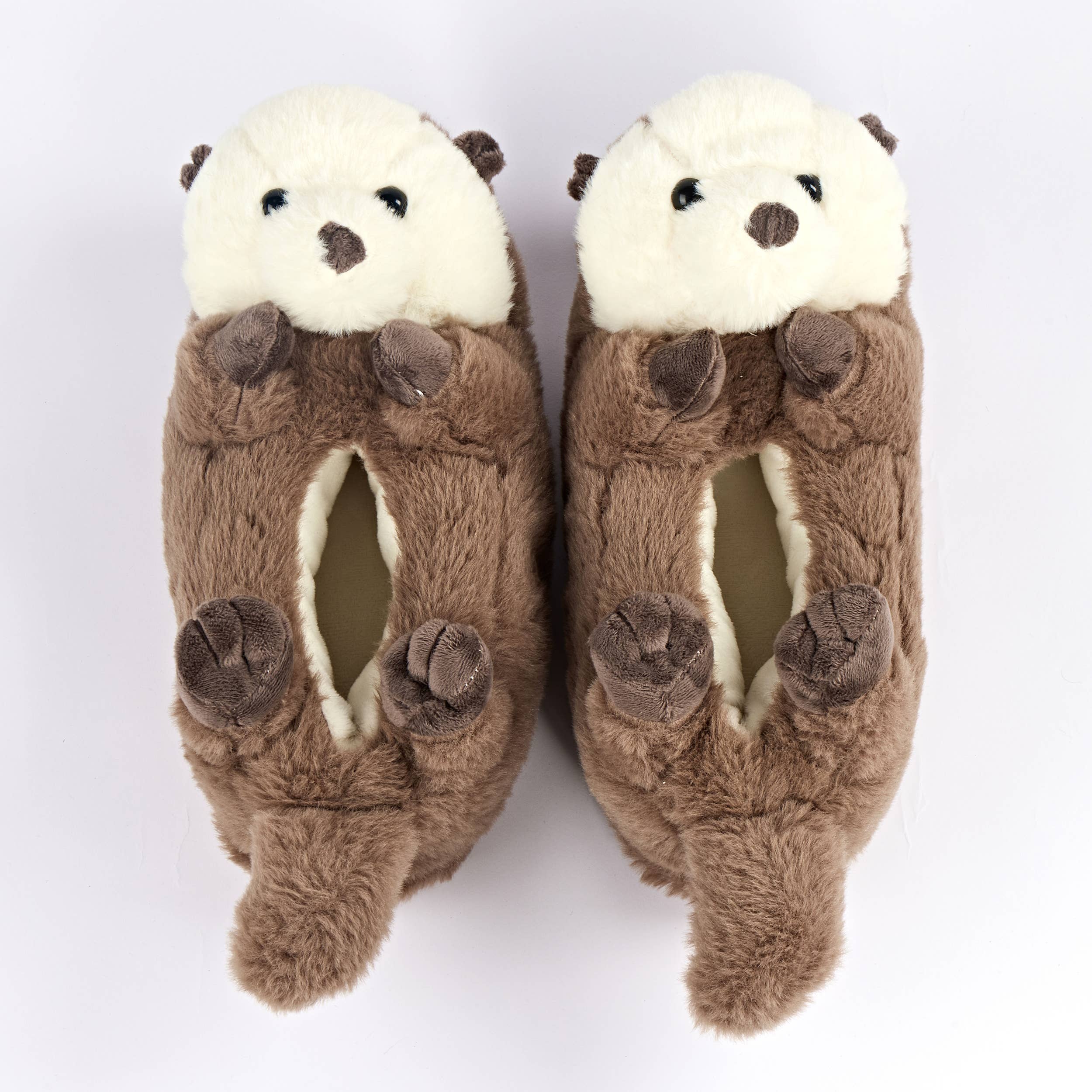Otter One | Kid's Funny Fluffy Non-Slip Slippers