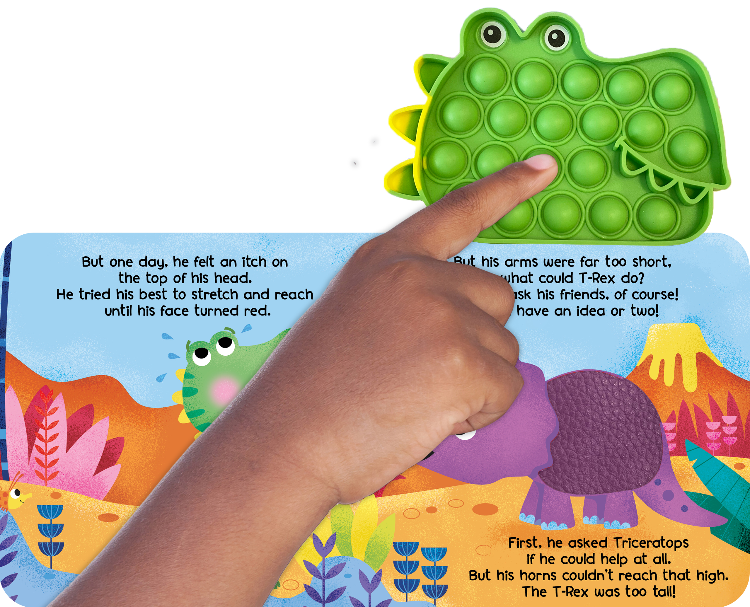 Little T-Rex - Your Sensory Fidget Friend Board Book