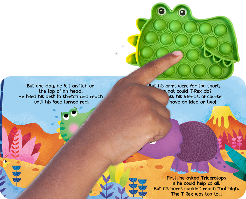 Little T-Rex - Your Sensory Fidget Friend Board Book
