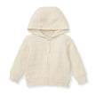 Organic Cotton Quilted Bee Baby Jacket - Oat